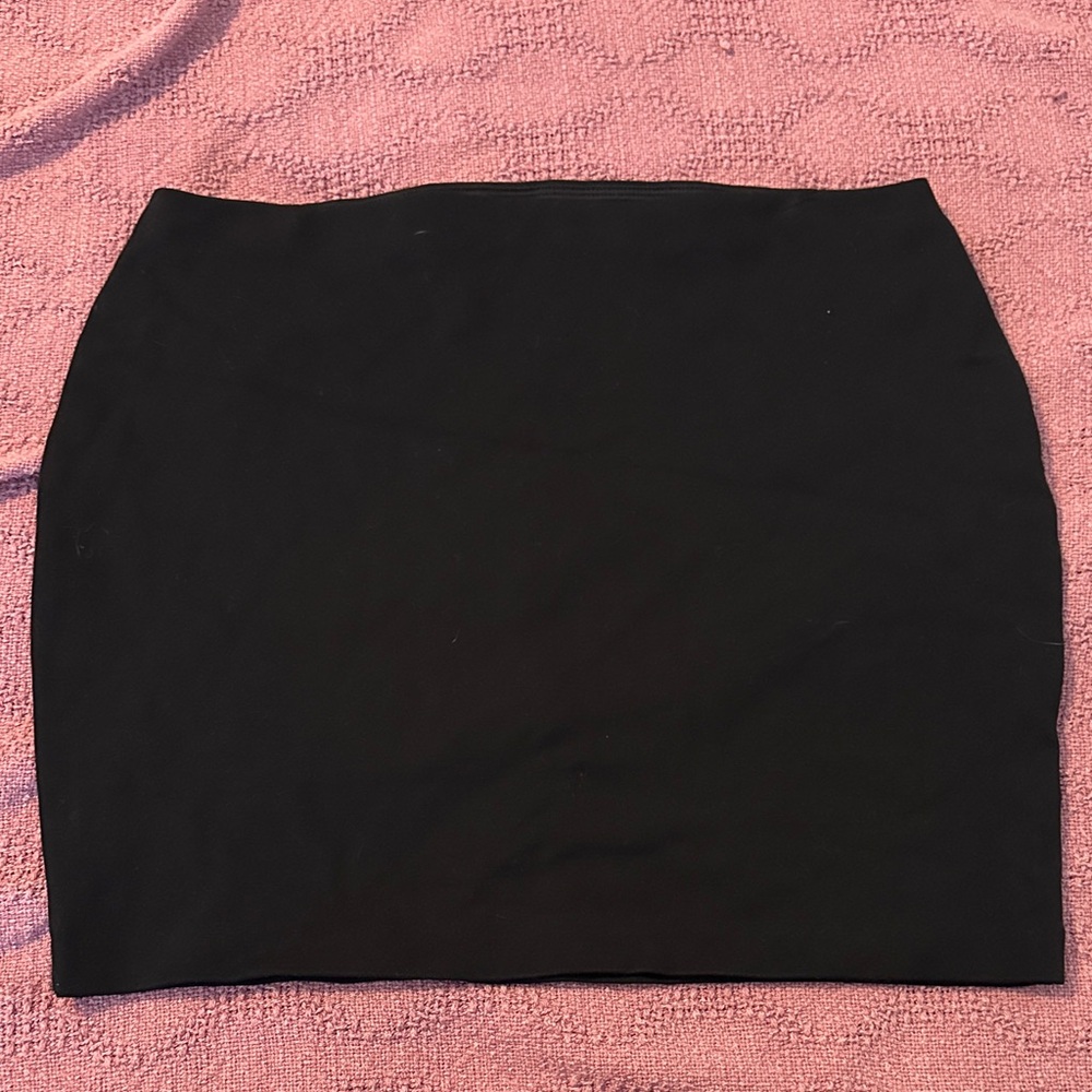 Express Pull On Black Stretch Skirt